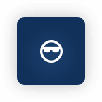 Eye round icon